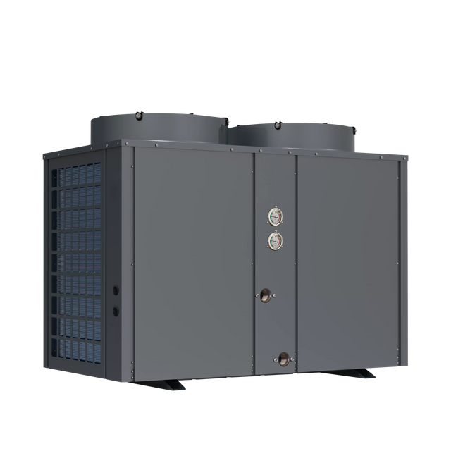 19 kW/22 kW/32 kW/38 kW45 kW/75 kW/90 kW/100 kW/200 kW Luft zur Wasserwärmepumpe Warmwasserbereiter für kommerzielle Wasserheizung - RS -Serie