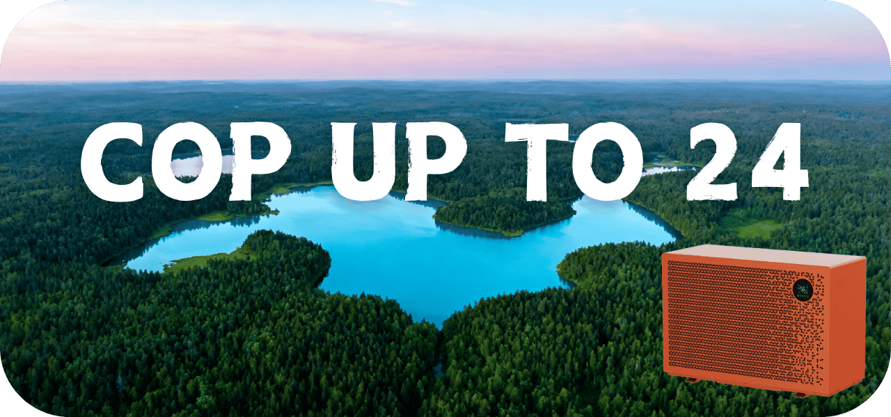 Schwimmbad-Wärmepumpe COP 24