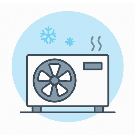 W&auml;rmepumpe im Heizmodus nicht hei&szlig;e Luft blasen