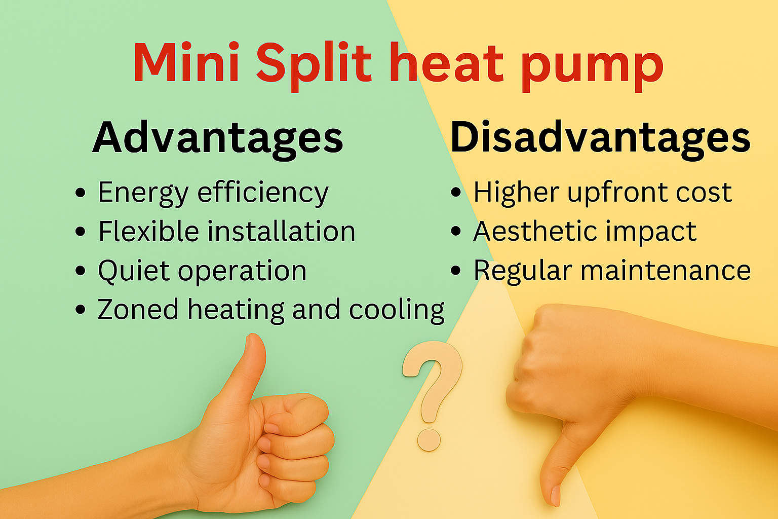 Was sind die Vorteile einer Mini -Split -W&auml;rmepumpe
